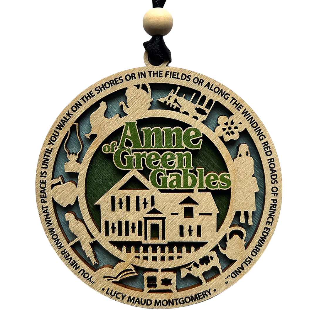 Large Round Layered Anne of Green Gables Ornament