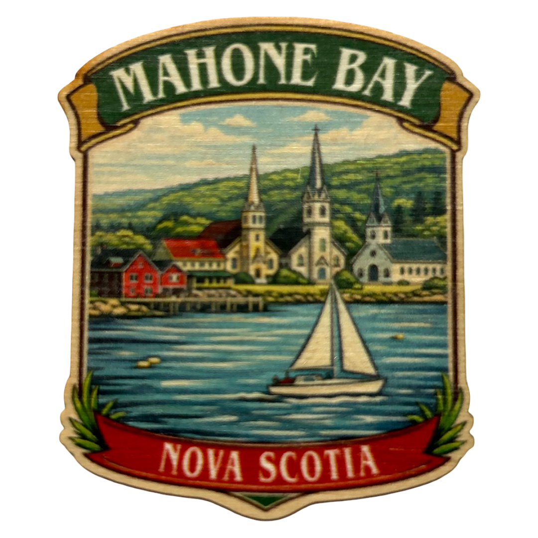 Mahone Bay Crest Magnet