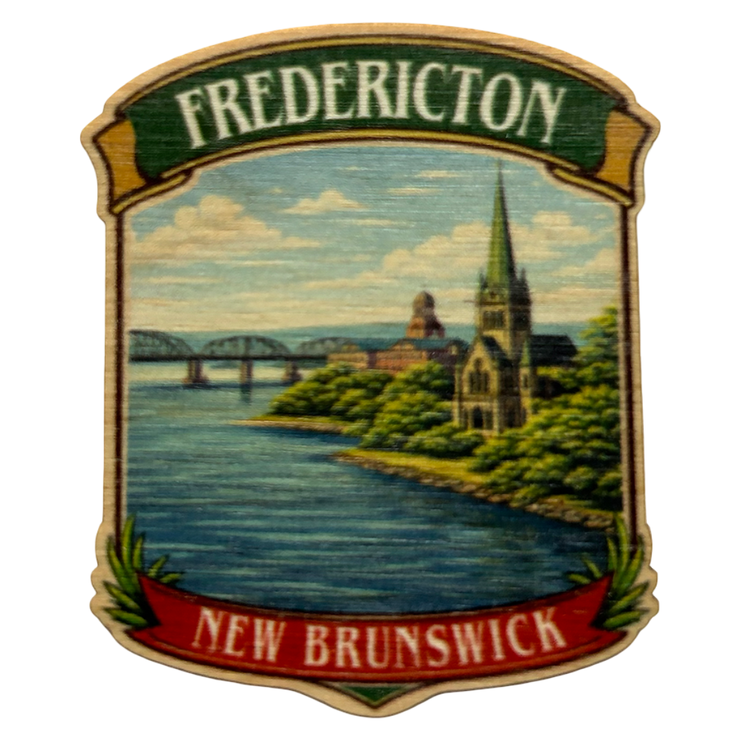 Fredericton Crest New Brunswick Magnet