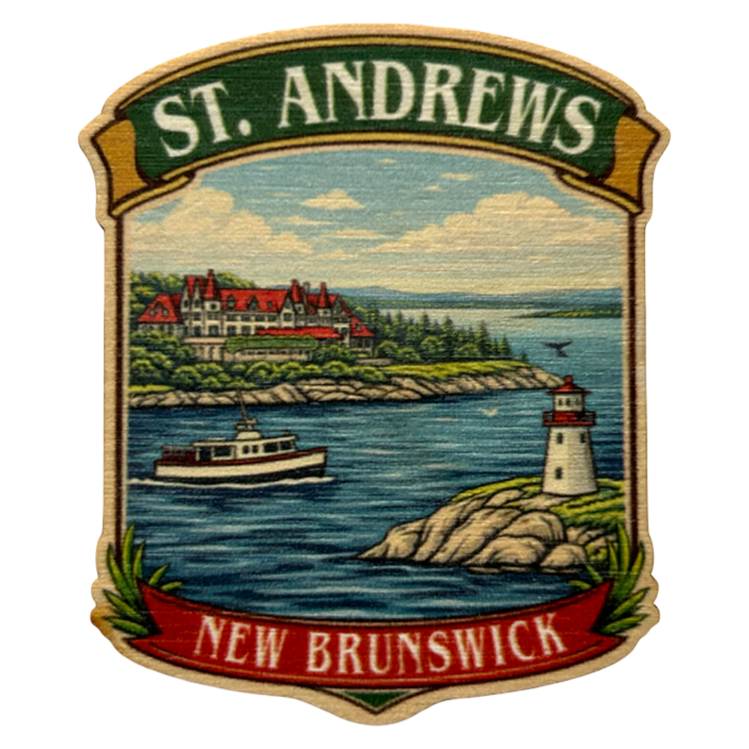 St. Andrews Crest New Brunswick Magnet