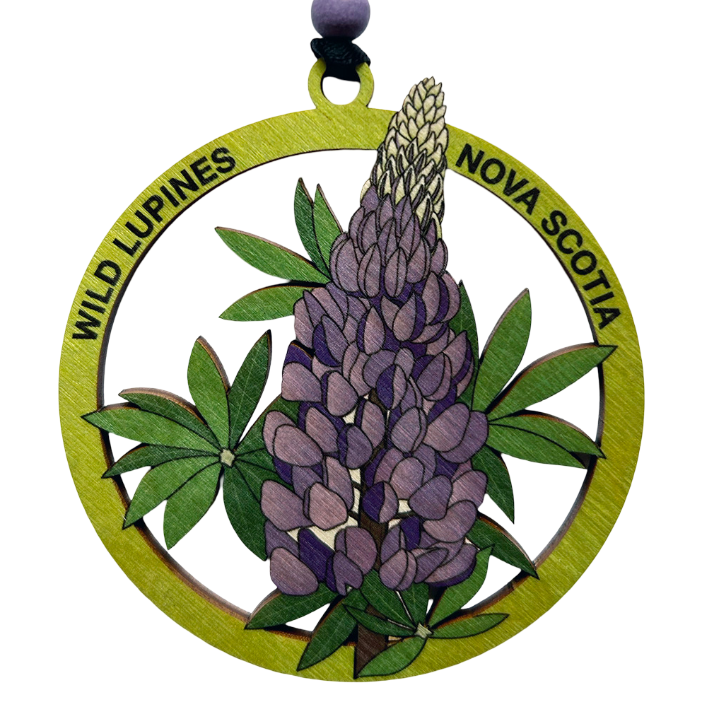 Nova Scotia Lupines Ornament