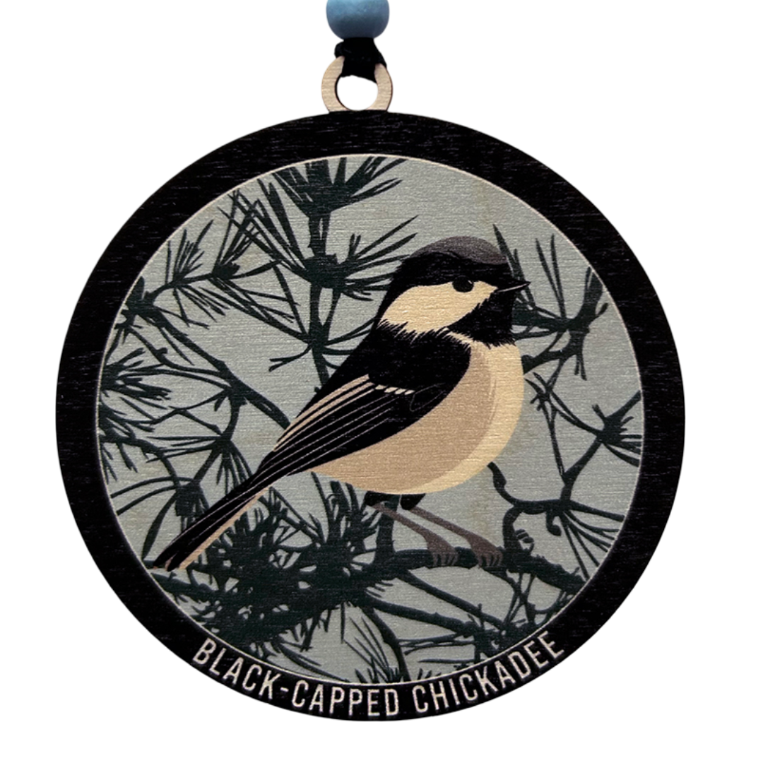 Black-Capped Chickadee Wild Bird Ornament