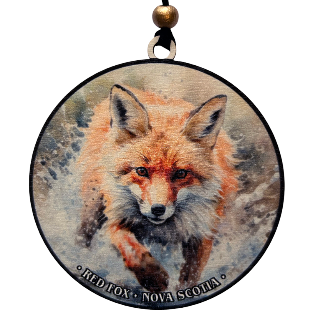 NS Red Fox Wildlife Ornament