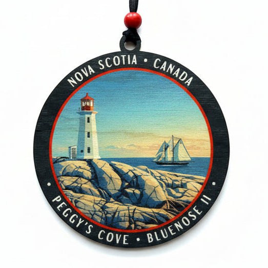 Peggy's Cove & Bluenose II Ornament