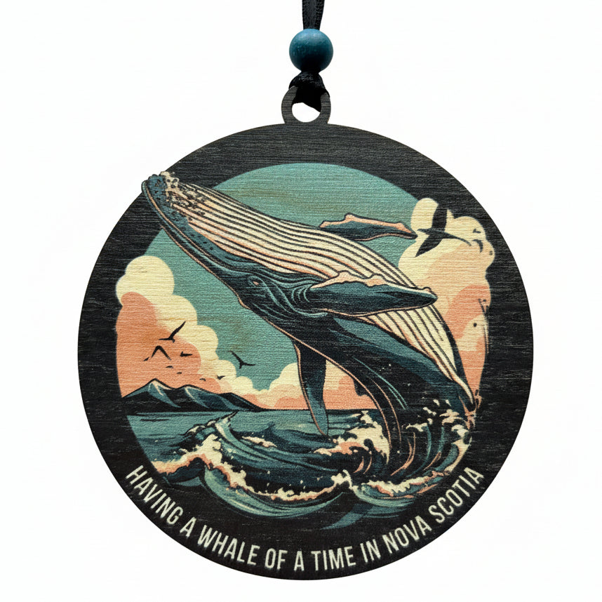 Breaching Humpback Whale Ornament