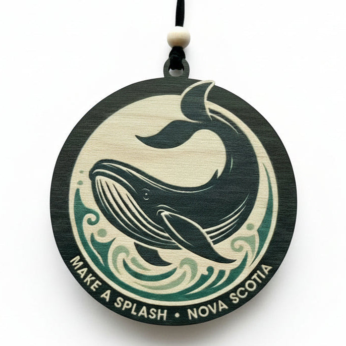 Make a Splash Whale Ornament - Nova Scotia