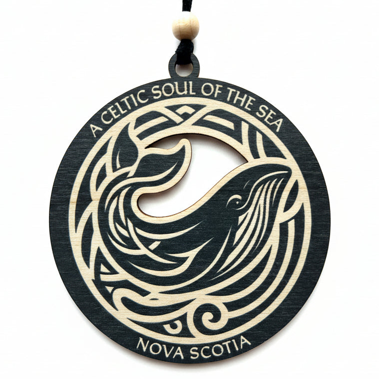 Celtic Humpback Ornament - Nova Scotia