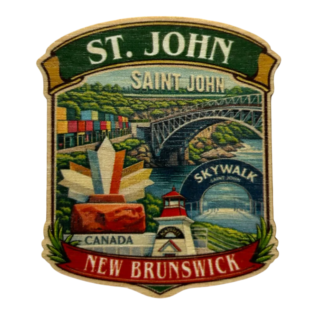 Saint John Crest New Brunswick Ornament