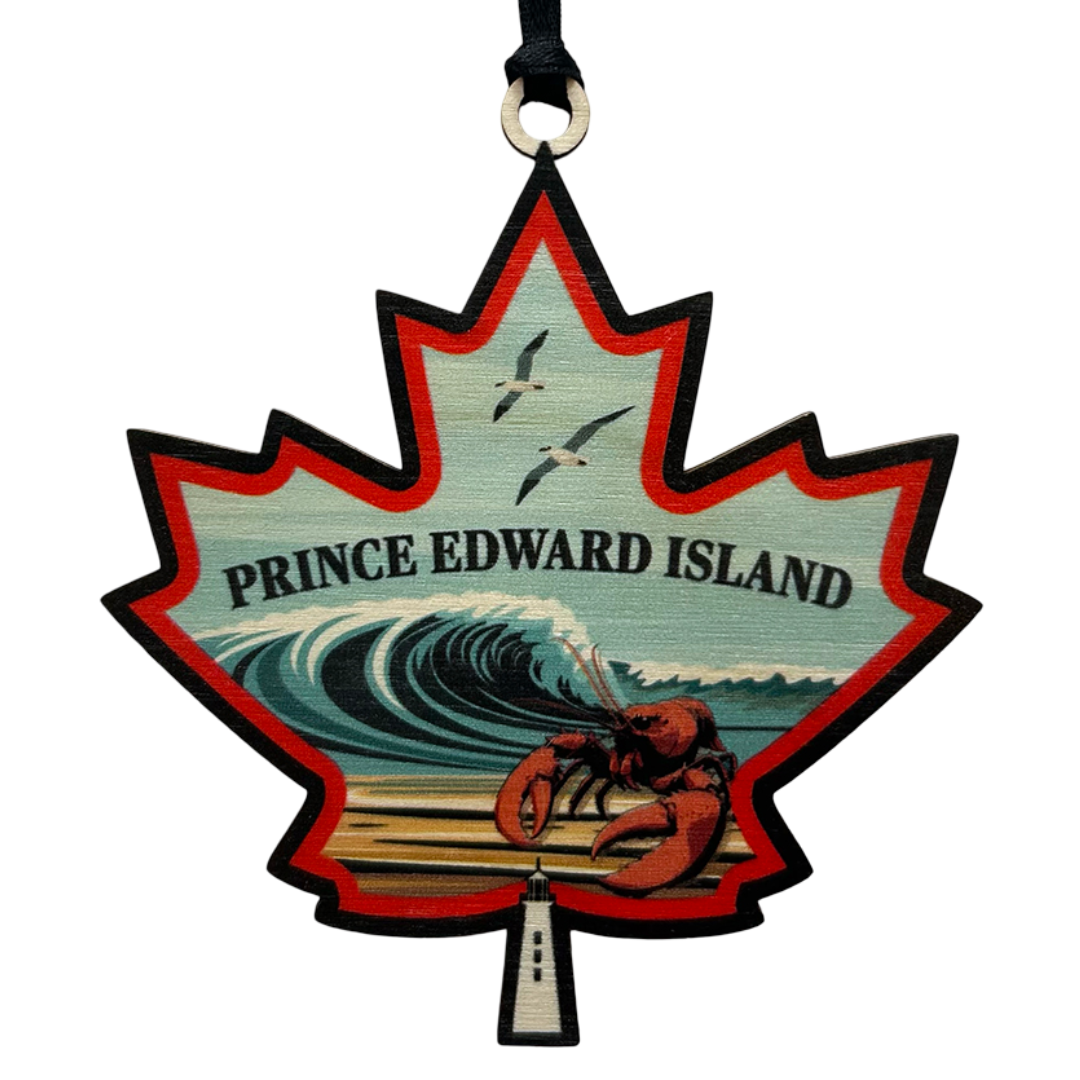 PEI Maple Leaf Ornament