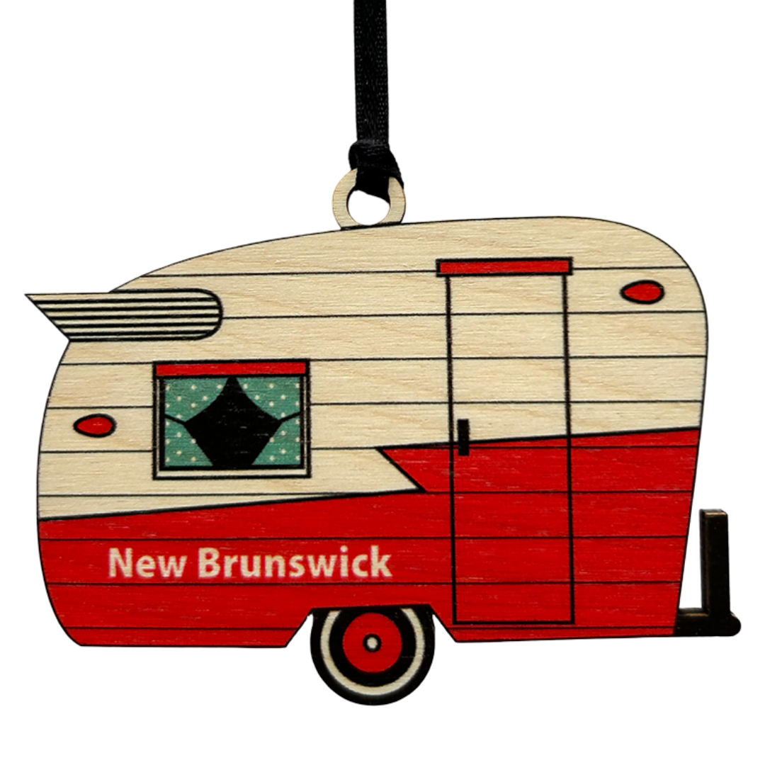 Red Trailer New Brunswick Ornament