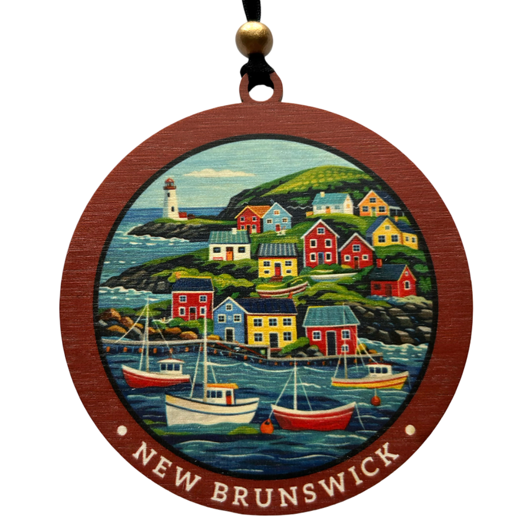 Picturesque Village New Brunswick Ornament
