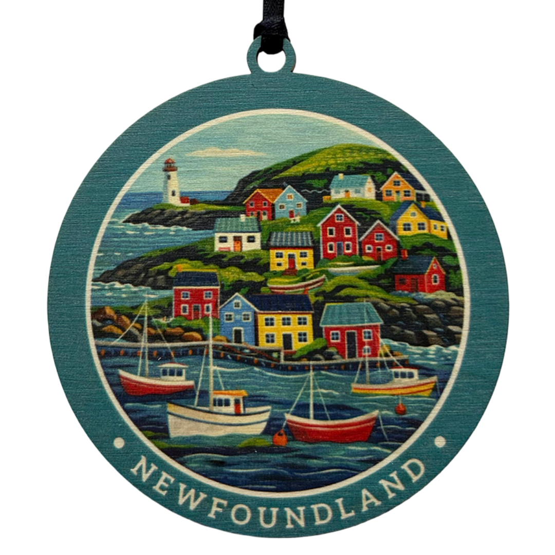 Picturesque Village Newfoundland Ornament