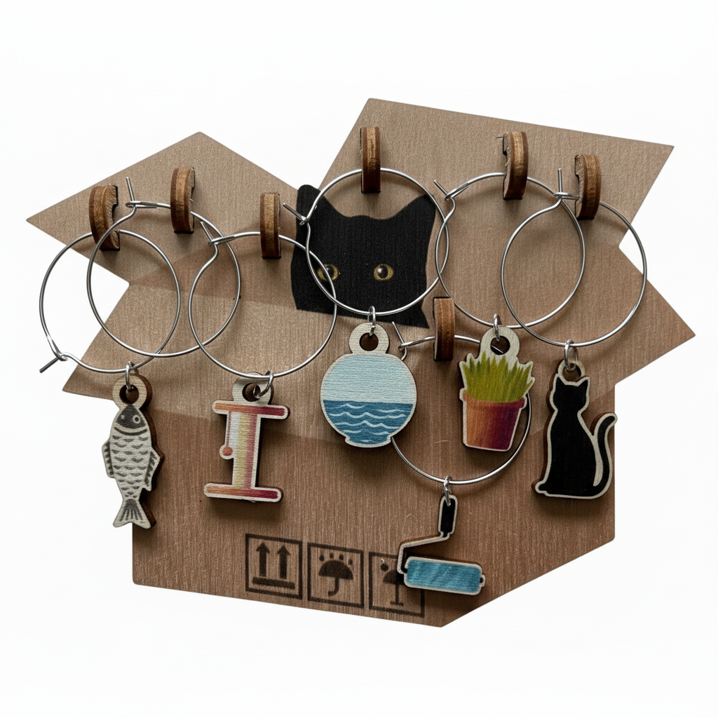 Cat Lover Charms Set – Box