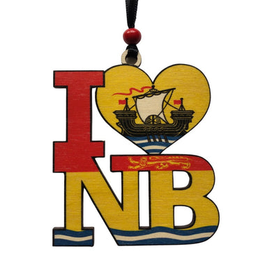 I Heart New Brunswick Ornament