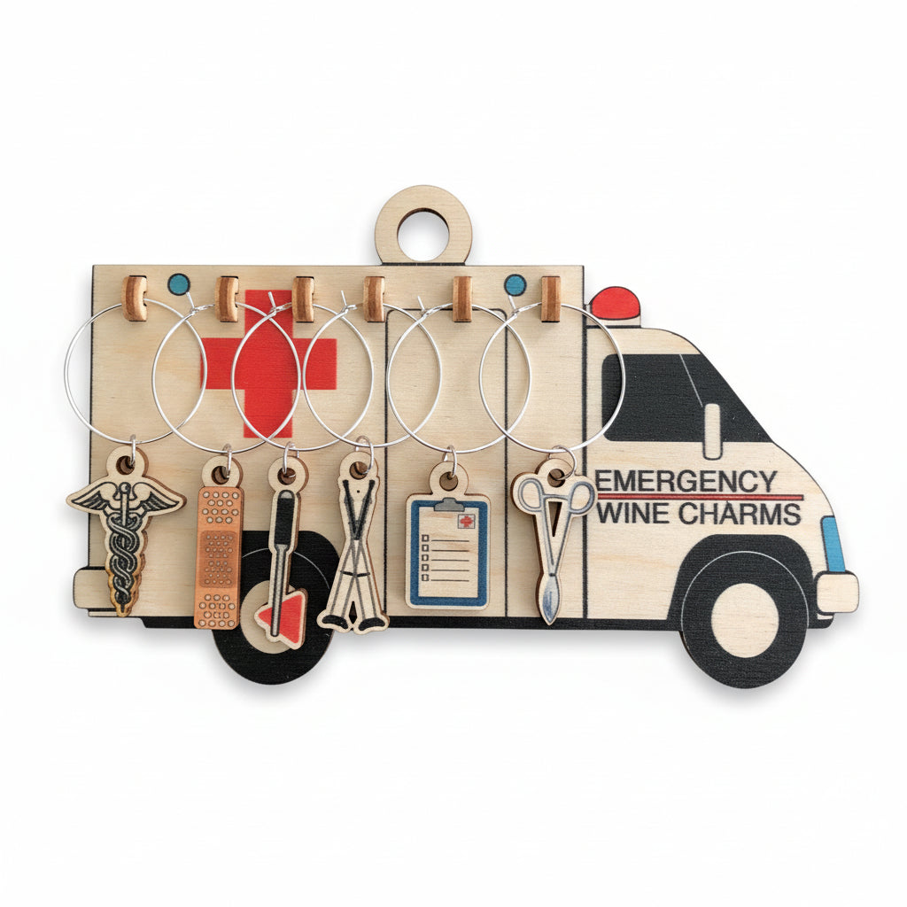 Emergency Services Charms Set – First Responder Gift