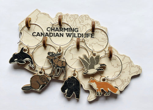 Charming Canadian Wildlife Charms Set - Atlantic Edition
