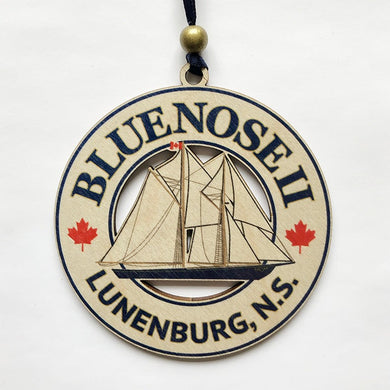 Bluenose II Ship and Lifesaver Ornament