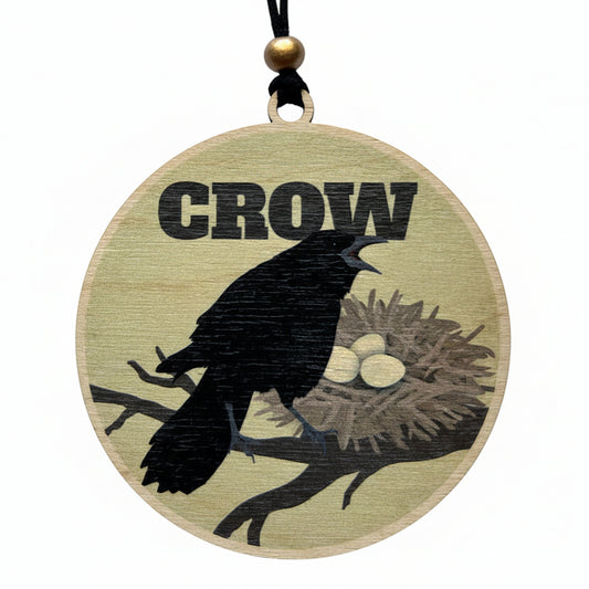 Crow Wild Bird Ornament