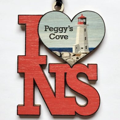 I Heart NS Peggy’s Cove Ornament