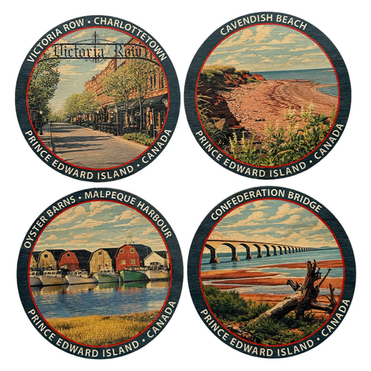 Destinations PEI Coasters -  Set of 4