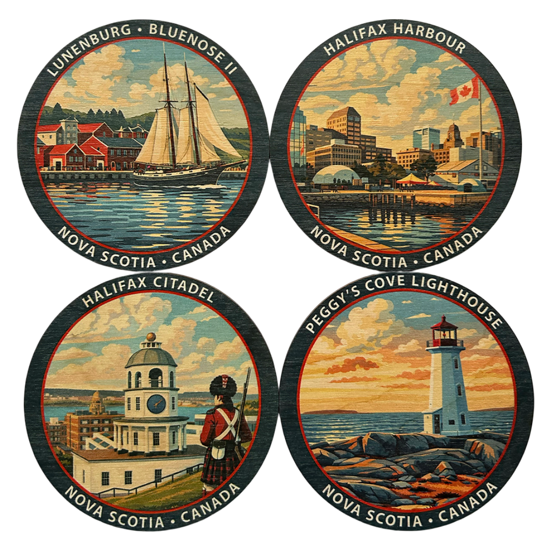 Destinations Nova Scotia Coaster Set