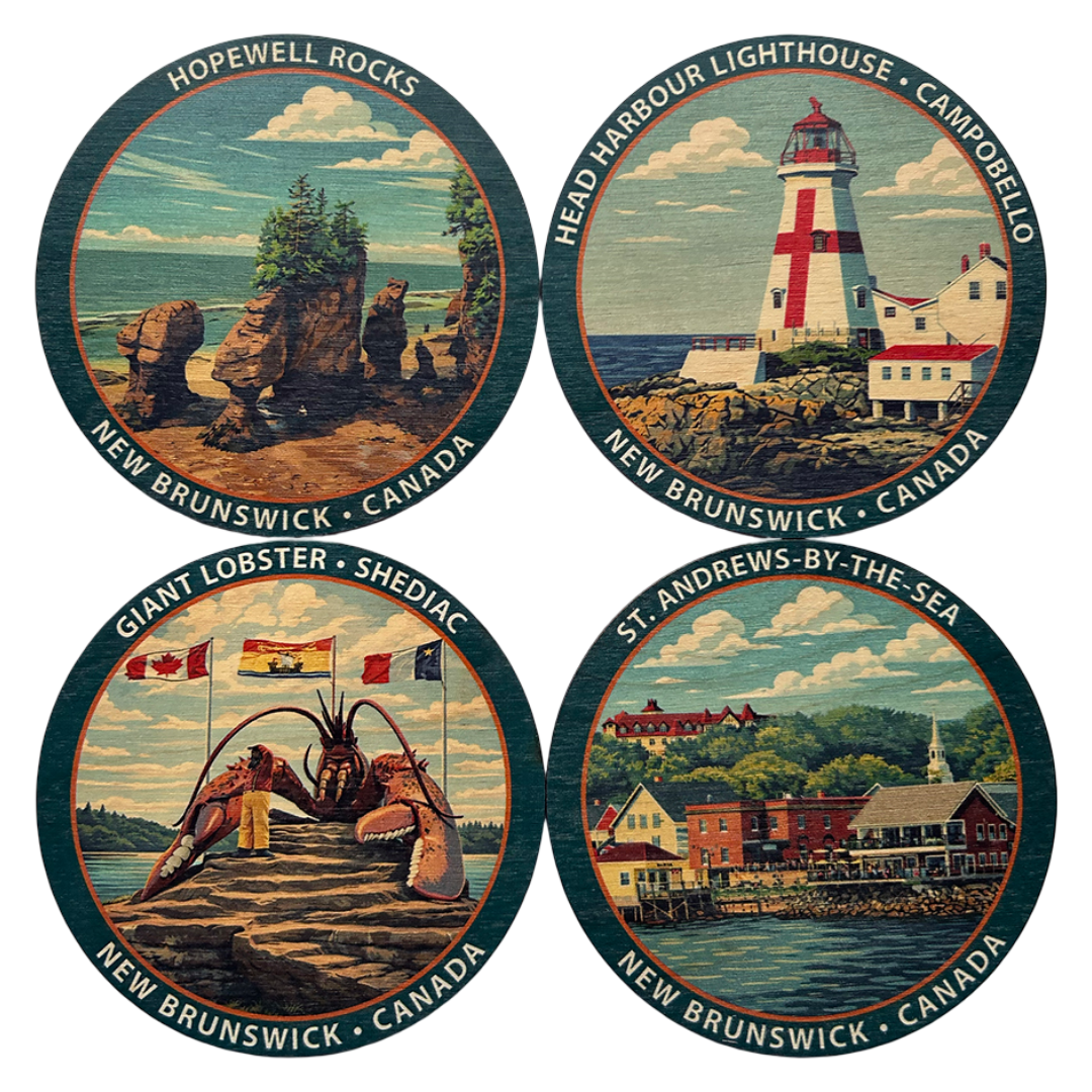 Destinations New Brunswick Coaster Set