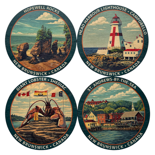 Destinations New Brunswick Coaster Set