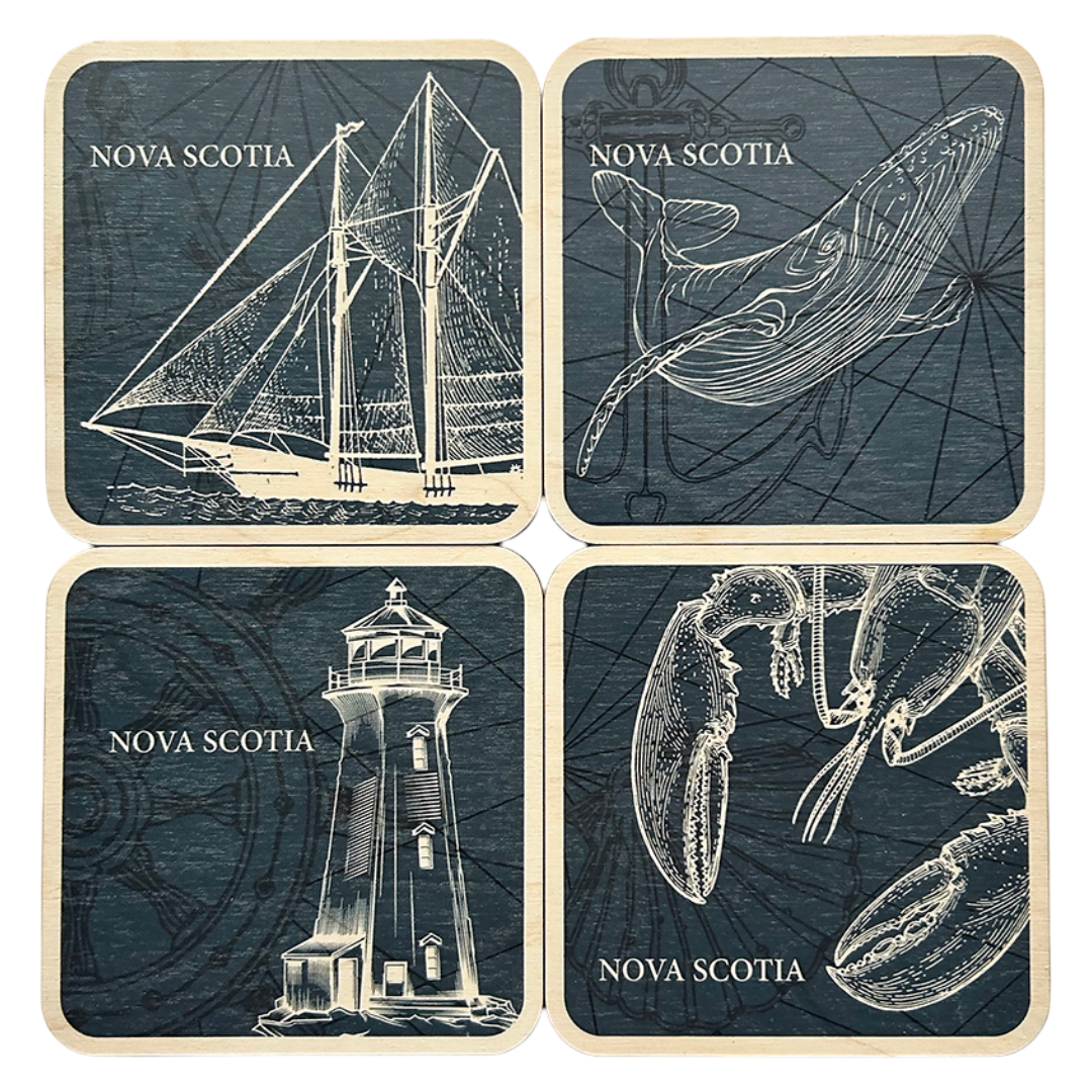 Nova Scotia Square Coaster Set