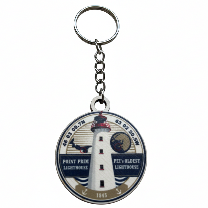 Point Prim Lighthouse Key Chain