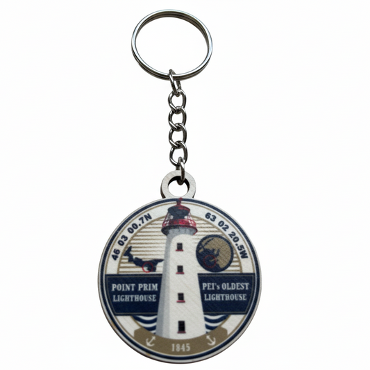 Point Prim Lighthouse Key Chain
