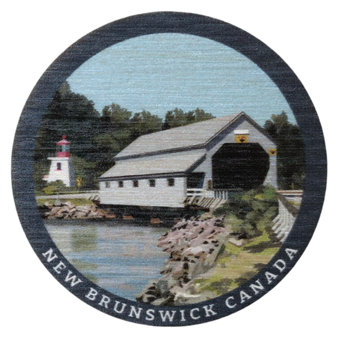 Covered Bridge New Brunswick Magnet