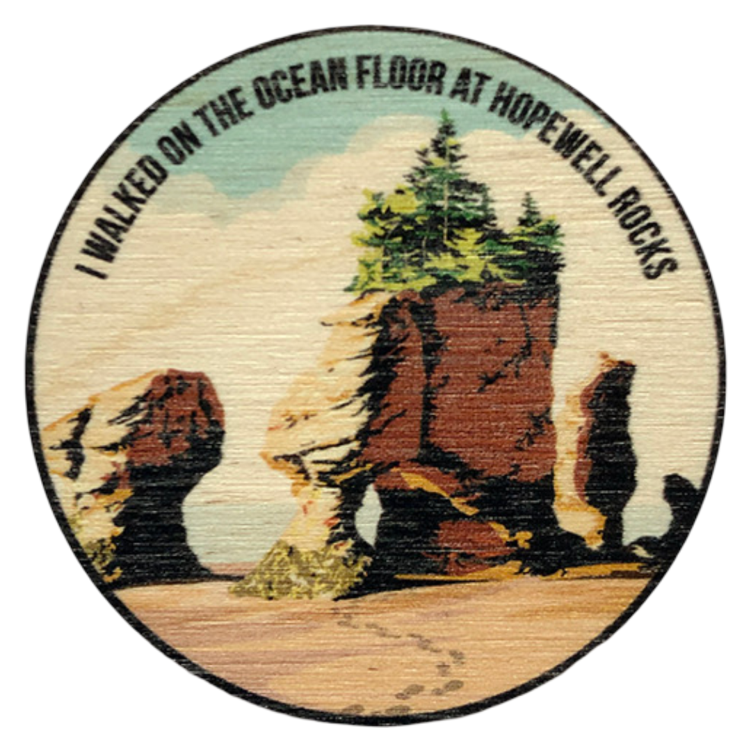 Hopewell Rocks New Brunswick Magnet