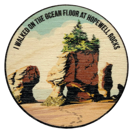 Hopewell Rocks New Brunswick Magnet