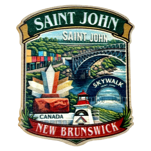 Saint John Crest New Brunswick Magnet