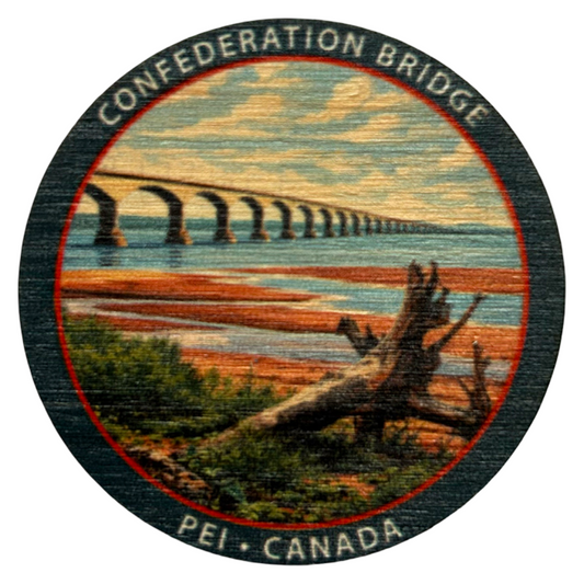 Bridge and Beach PEI Magnet
