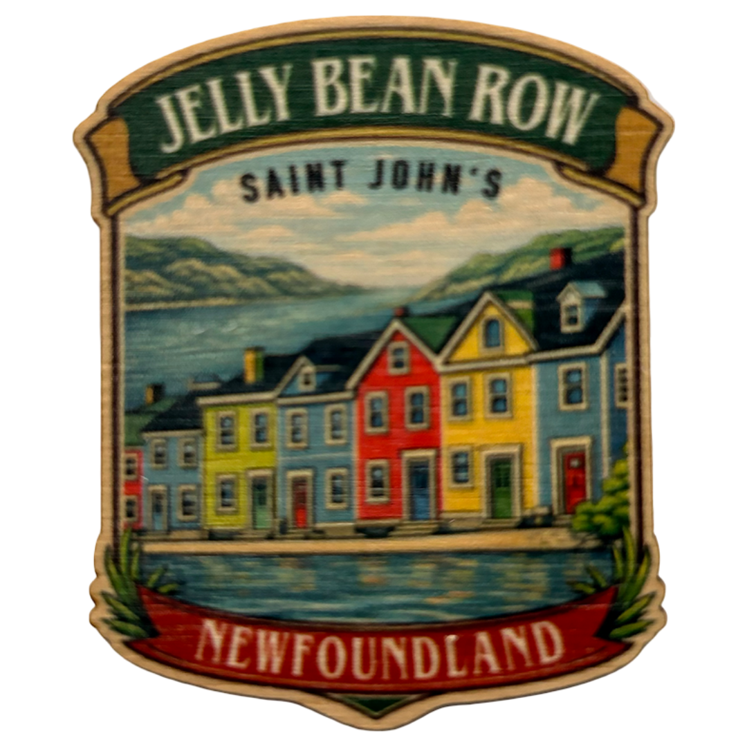 Jelly Bean Row Crest Magnet