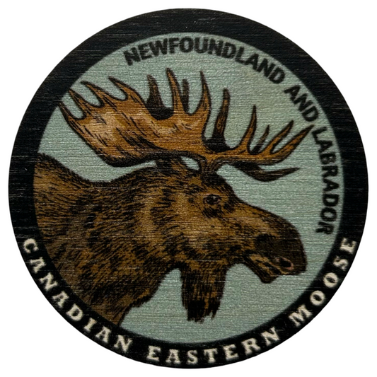 Eastern Canadian Moose Newfoundland and Labrador Magnet
