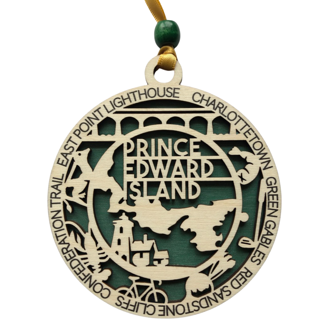 Large Round Layered Prince Edward Island Ornament