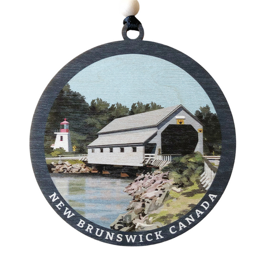 Covered Bridge New Brunswick Ornament