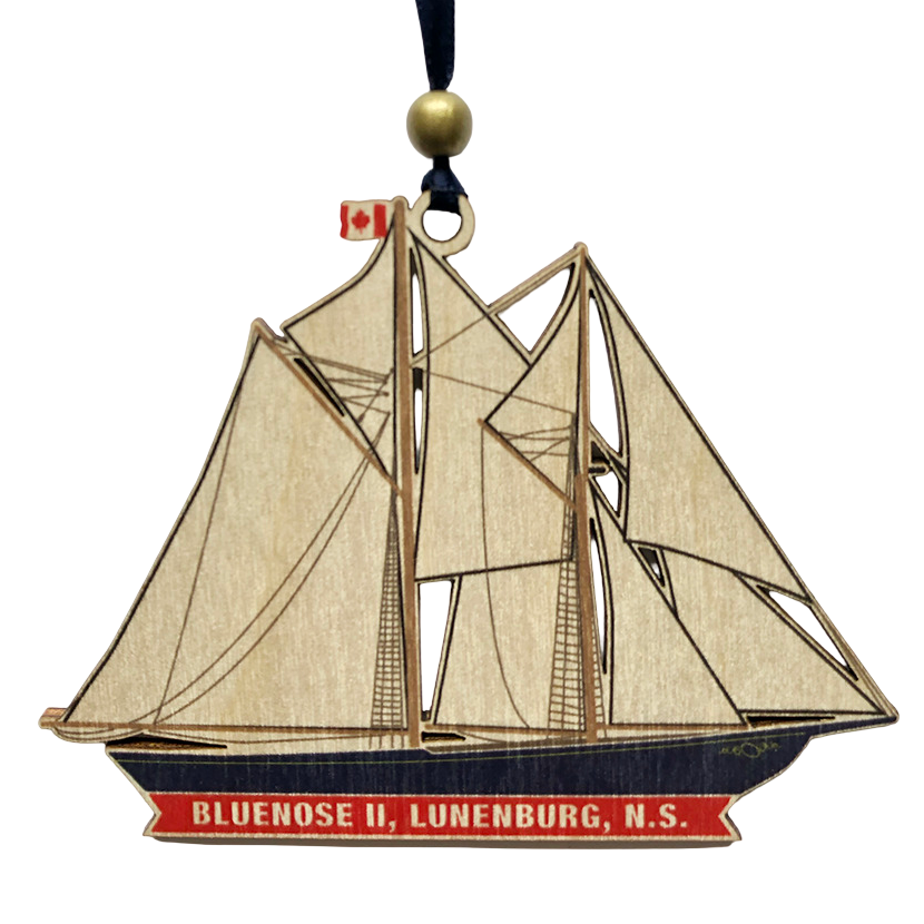 Bluenose II Schooner Ornament