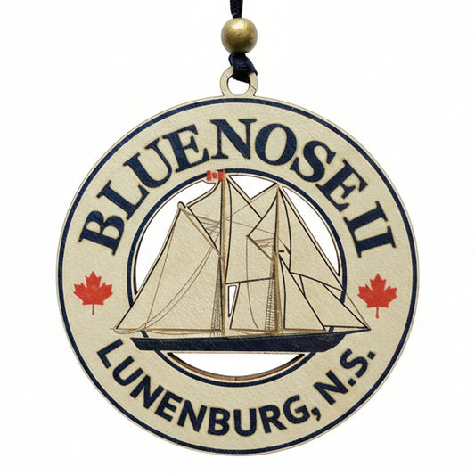 Bluenose II Ship & Lifesaver Ornament