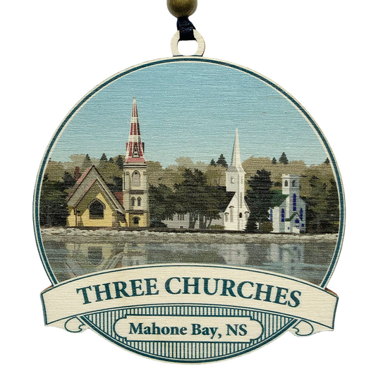 Three Churches Ornament