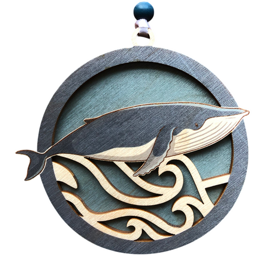 Double Layered Humpback Ornament