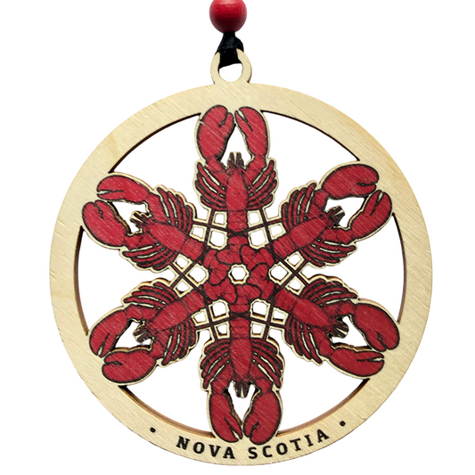 Nova Scotia LobStar Ornament