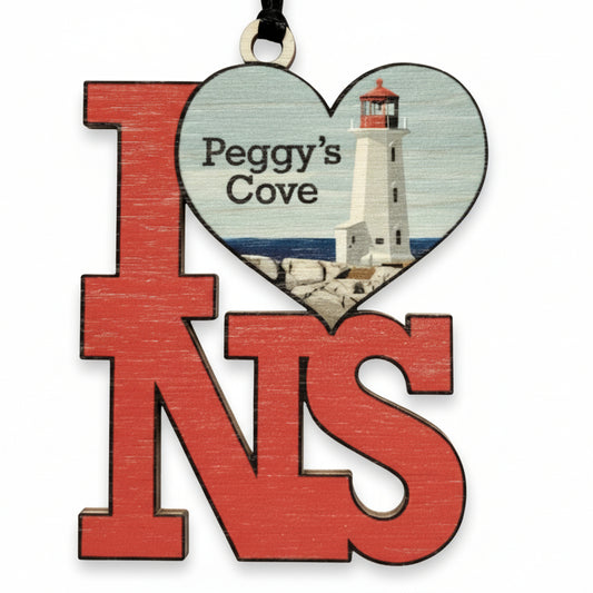 I Heart NS Peggy's Cove Ornament