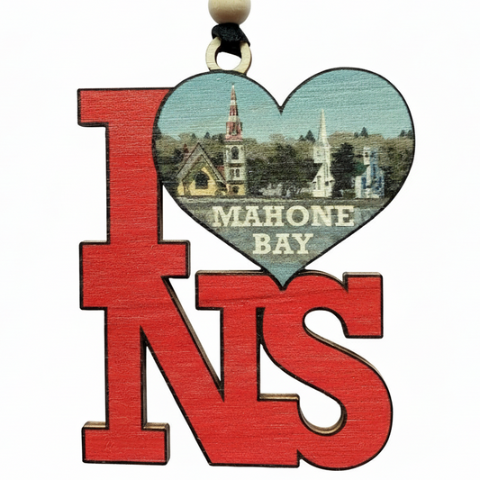I Heart NS Mahone Bay Ornament