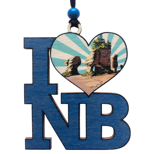 I Heart New Brunswick Hopewell Ornament