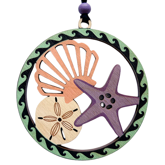 Seashells Layered Ornament