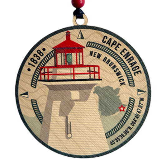 Cape Enrage New Brunswick Ornament