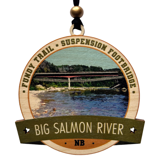 Big Salmon River New Brunswick Ornament